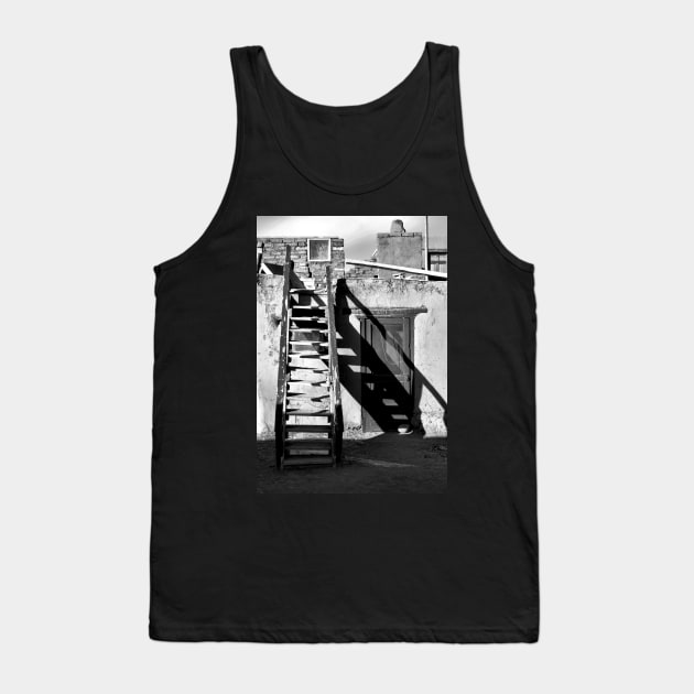 Taos Pueblo Study 4 BW Tank Top by bobmeyers